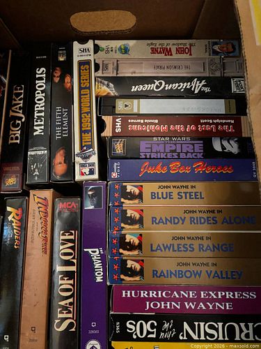 Assorted 1980s–1990s VHS Tapes, 6–20 Count (1 of 6)