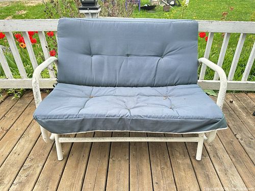 Outdoor Rocking Patio Loveseat (1 of 5)