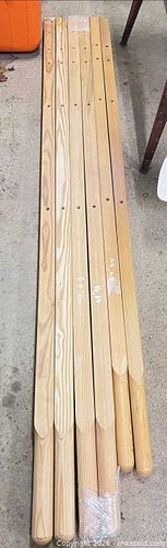 Pine Furniture Rails, 6 pieces, 64 in each (1 of 4)
