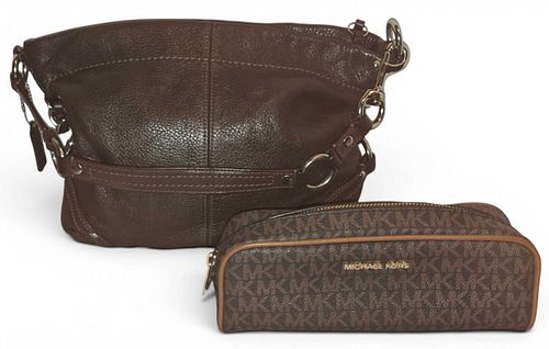 Coach Leather Carly Hobo and Michael Kors Bags (1 of 6)