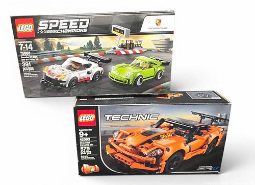 New Unopened Lego Technic Corvette, Porsche Sets (1 of 5)