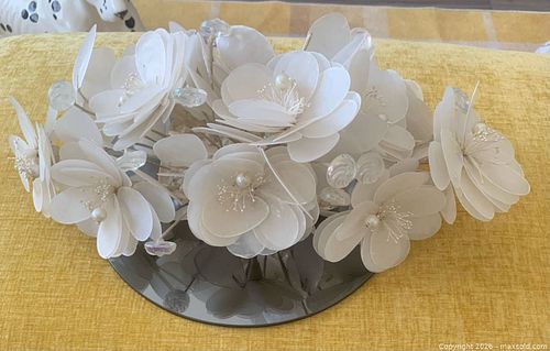 Vintage Capiz Shell Arrangement  (1 of 9)