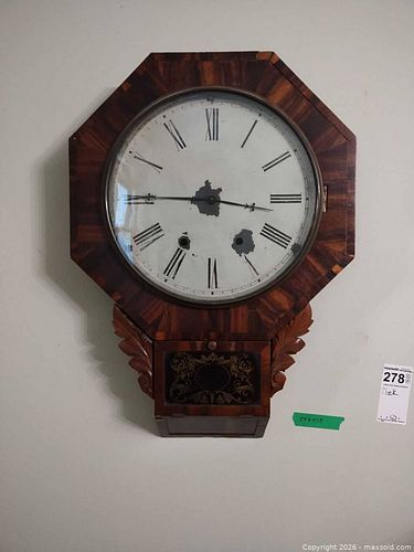 Birla/Briva Antique Regulator Schoolhouse Wall Clock C (1 of 11)
