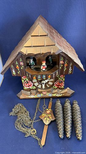 Black Forest Chalet Cuckoo Clock, Mechanical Weight-Driven (1 of 9)