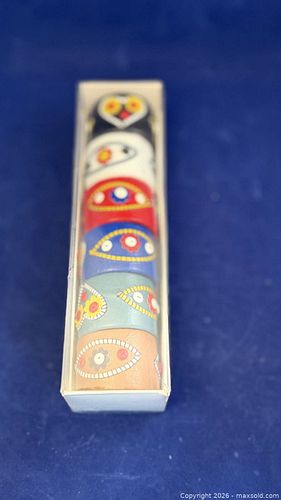 Set of 4–6 Leather & Mixed-Material Napkin Rings (1 of 4)