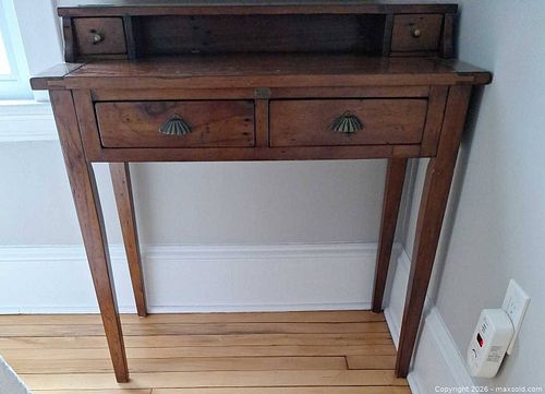 Solid Wood Rustic Writing Desk   C (1 of 14)