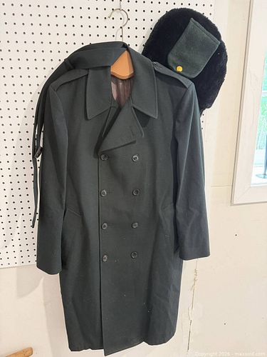 Peacoat Jacket with Belt and Hat and badge  (1 of 5)