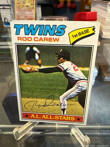 1977 Topps Rod Carew #120 Minnesota Twins Baseball Card (1 of 3)