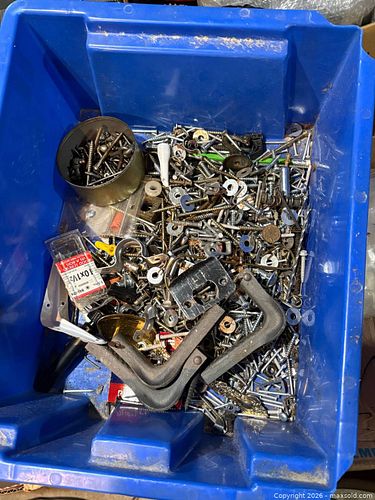 Assorted Hardware & Fasteners, Mixed Metals and Plastic (1 of 5)