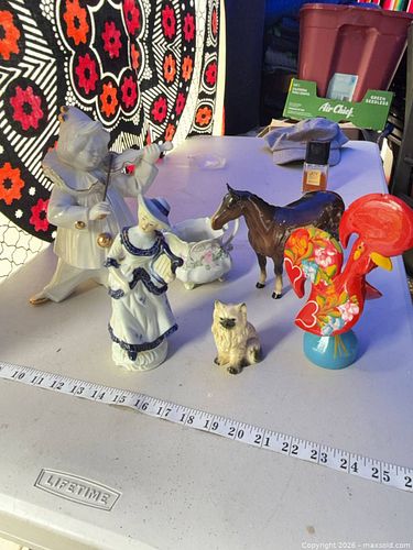 Hand-Painted Porcelain Animal Pitcher/Creamer Figurine Lot (4–6) (1 of 5)