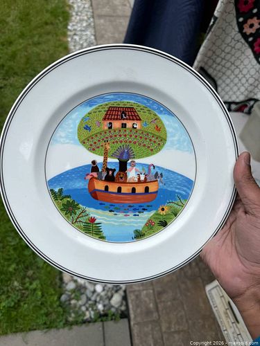 Villeroy & Boch Design Naïf Noah's Ark Porcelain Collector Plate (1 of 5)