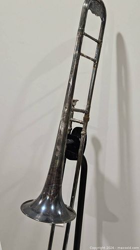 Silver Plated Trombone & Case (1 of 6)