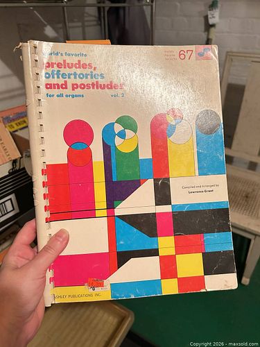 Vintage Organ Sheet Music & Instruction Books B (1 of 8)