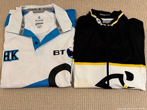 Men’s Kukri White + Blue Polo Shirt + Sugoi Cycling Jersey Sz L (1 of 16)