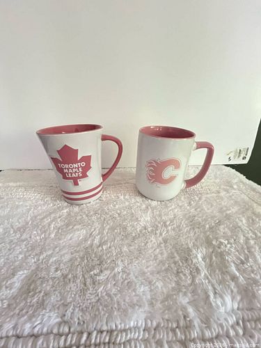 Russ NHL Ceramic Mugs — Toronto Maple Leafs & Calgary Flames (2) (1 of 4)