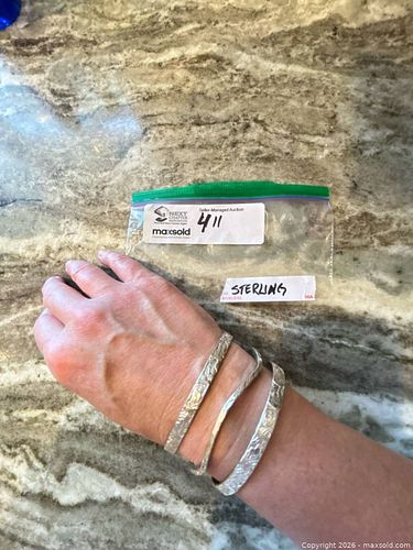 Beautiful Sterling silver bracelets (1 of 5)