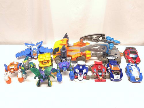 Lot of Early 2000's Playskool Transformers and Go-Bots Rescue / Big Adventures Toys (1 of 6)