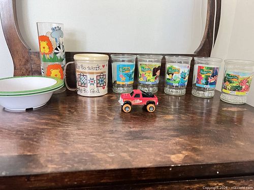 Mixed Kids & Collectible Glasses Lot — Dragon Tales & More (1 of 5)