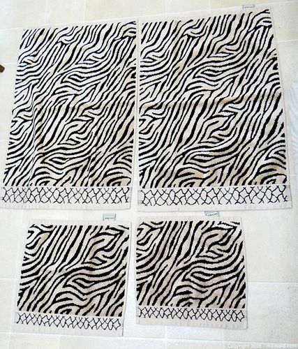 2 hand towels and 2 facecloths with striped pattern from Distinctly Home (1 of 9)