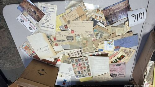 Large Lot of Stamps from Multiple Countries with Album Pages (1 of 15)