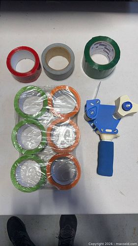 Packing Tape Rolls 2in w/ Handheld Dispenser (Uline/eBay) (1 of 7)