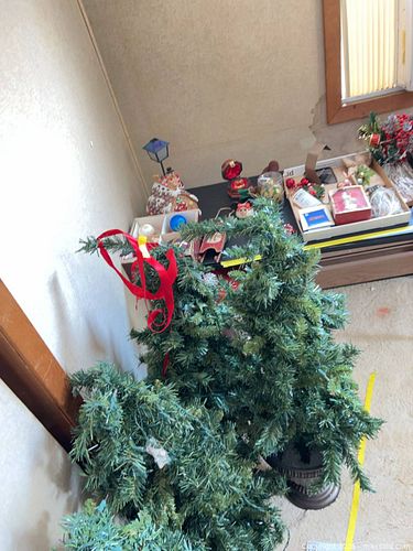 Assorted Potted Tabletop Artificial Christmas Trees & Decor (3) (1 of 7)