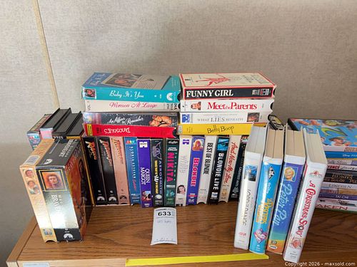 Mixed VHS & DVD Lot — Movies, Music & Kids Titles (1 of 6)