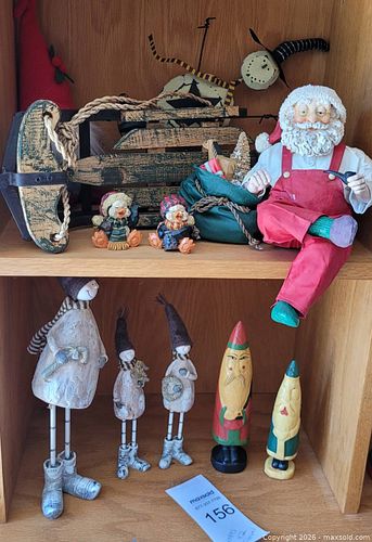 Christmas lot w Santa (1 of 3)