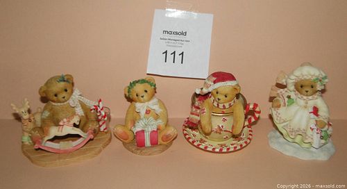 Lot of 4 "Cherished Teddies" Figurines - All in good condition  (1 of 4)