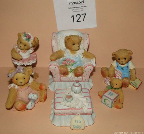 Lot of 5 "Cherished Teddies" Figurines - All in good condition  (1 of 6)