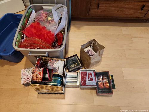 Christmas music and wrapping (1 of 7)