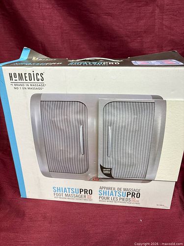 HoMedics Shiatsu Foot Massager, Gray/Silver (1 of 3)