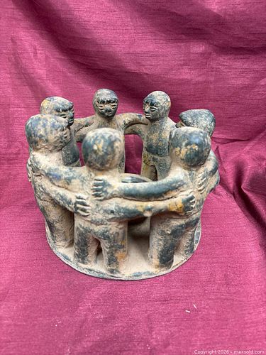 Large circle of friends candle holder, 10" Wide (1 of 3)