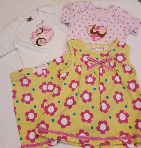 New Baby Girl Toddler Clothing Lot (1 of 6)