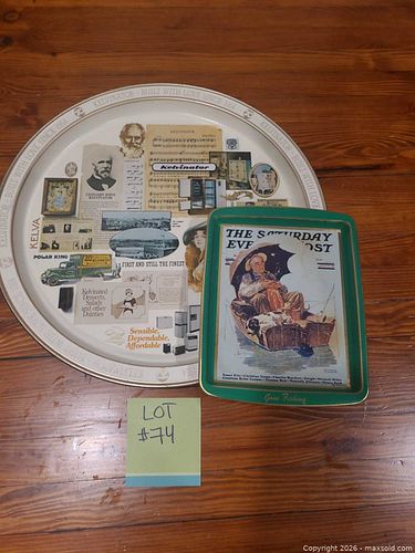 Vintage Collector Tin Serving trays (1 of 5)