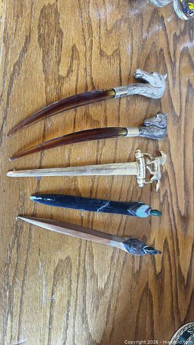 5 Vintage Animal Novelty Letter Openers & Shoehorns (1 of 4)