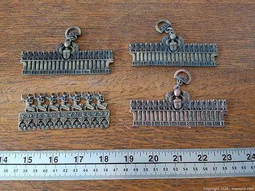Egyptian Revival style pendants (1 of 5)