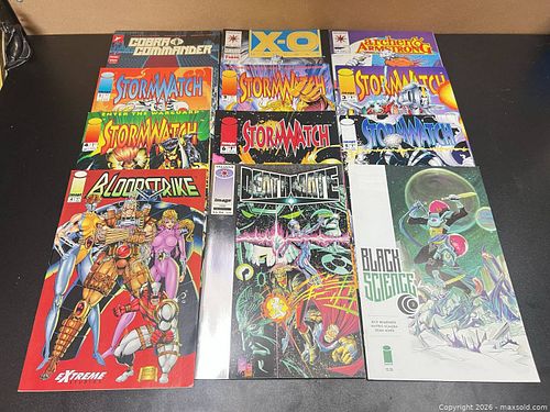 Lot of 12 Single-Issue Comic Books: Image, Valiant, Extreme (1 of 5)