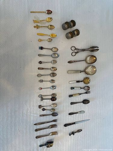 Assorted Collectible Souvenir Spoons & Serving Accessories, 30–40 pcs (1 of 9)