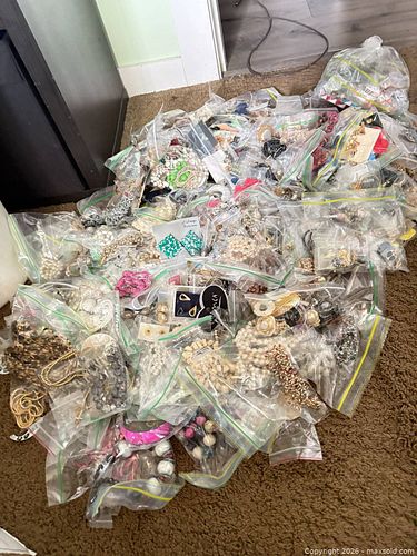Assorted Costume Jewelry Lot — Necklaces, Bracelets, Earrings, Pins (1 of 15)
