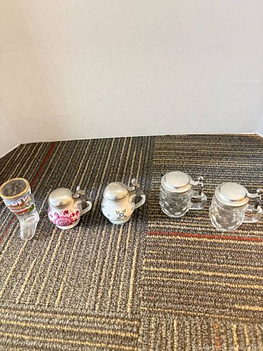Assorted Mini Beer Steins & Souvenir Shot Glass Lot (1 of 9)