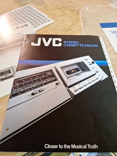 JVC KD-A3 / KD-A3C Stereo Cassette Deck, Silver A (1 of 12)