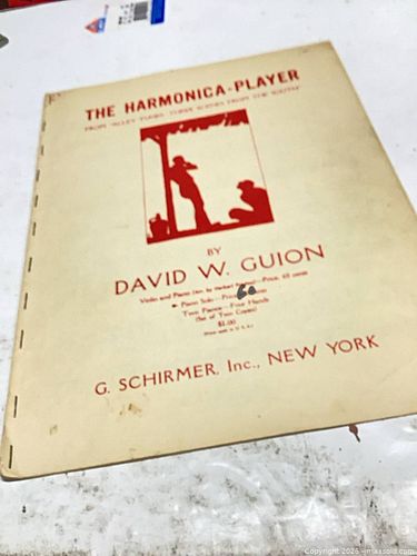 The Harmonica-Player by David W. Guion (G. Schirmer) (1 of 2)