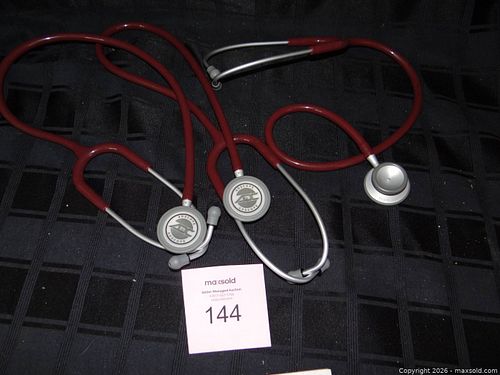 Three Dual-Head Stethoscopes, Adscope/ADC & MDF (1 of 3)