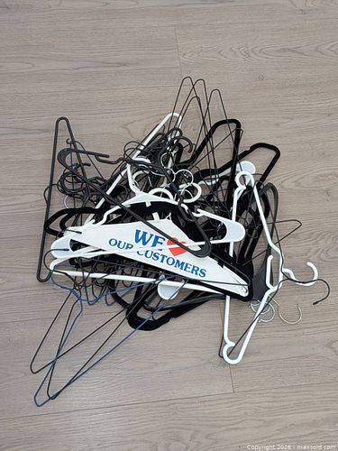 Lot of Assorted Coat / Clothing Hangers (1 of 3)