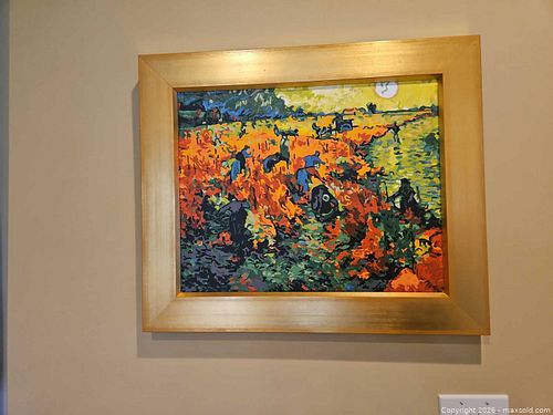 Large Landscape Canvas Print in Gold Frame (Horizontal) (1 of 9)