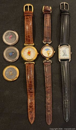 Vintage Disney Watches Pooh Tigger Eeyore and More (1 of 18)