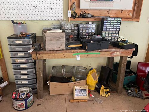 Workshop Tools and Storage Bin Organizers (1 of 15)