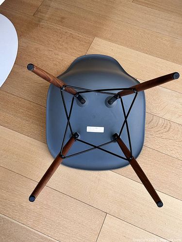 Eames/Herman Miller Gray Mid-Century Dining Chairs, Set of 6 (1 of 13)