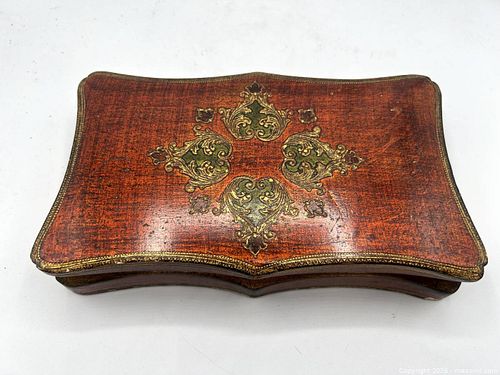 Vintage Italian Florentine Giltwood Compartment Box (1 of 15)
